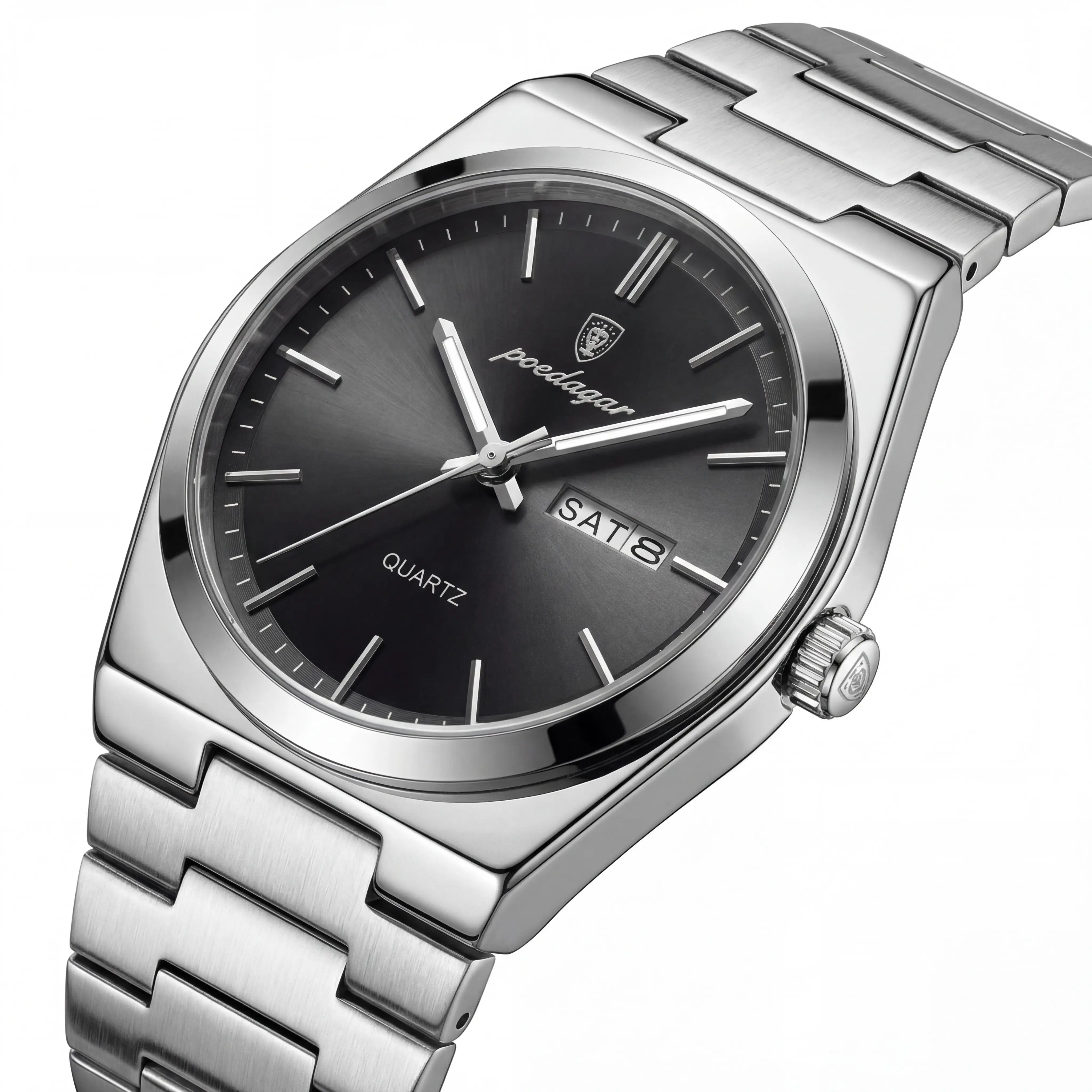 Tempus Linear Steel 40mm | Silver Black