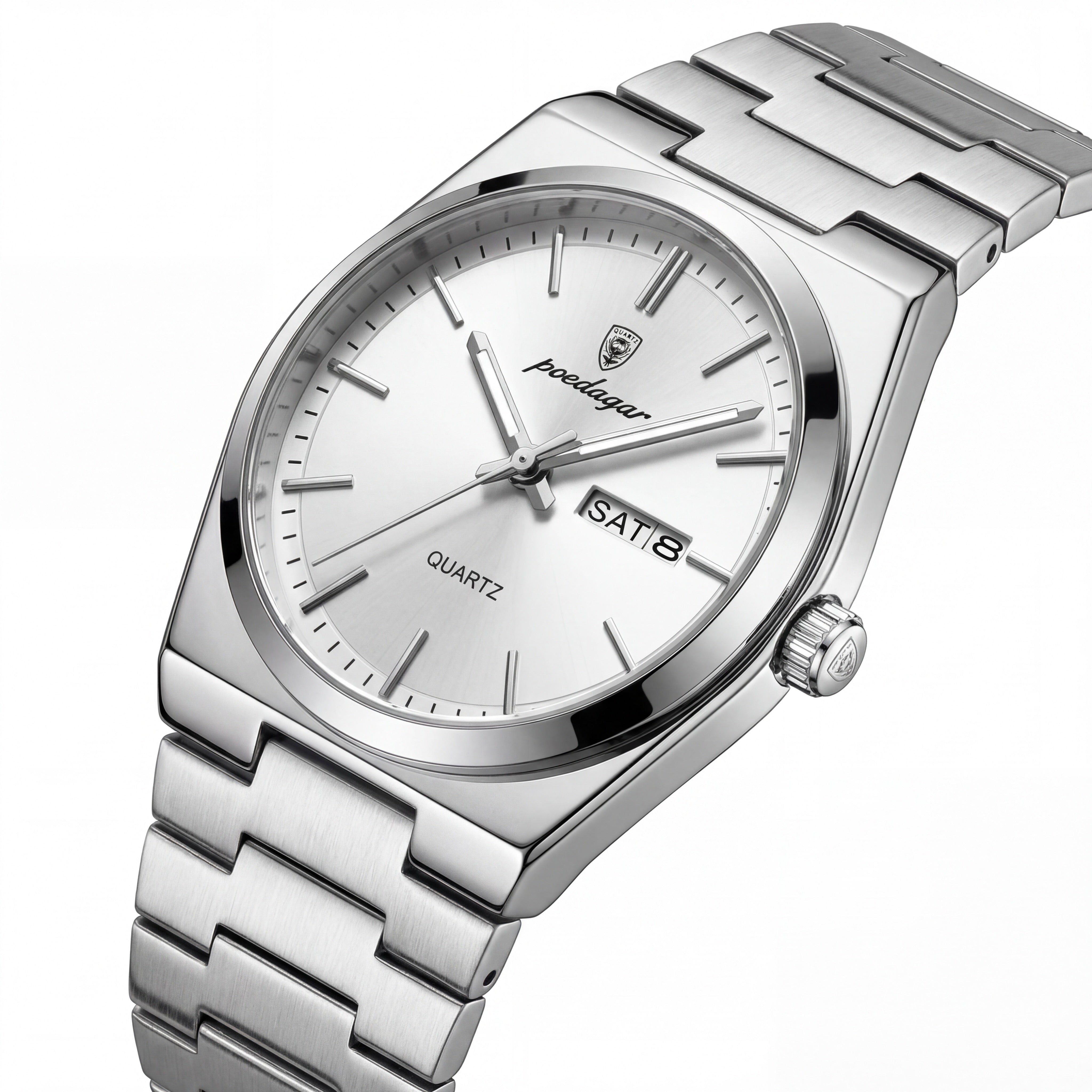 Tempus Linear Steel 40mm | Silver White